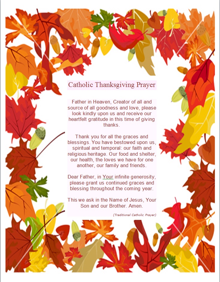 Thanksgiving Praye